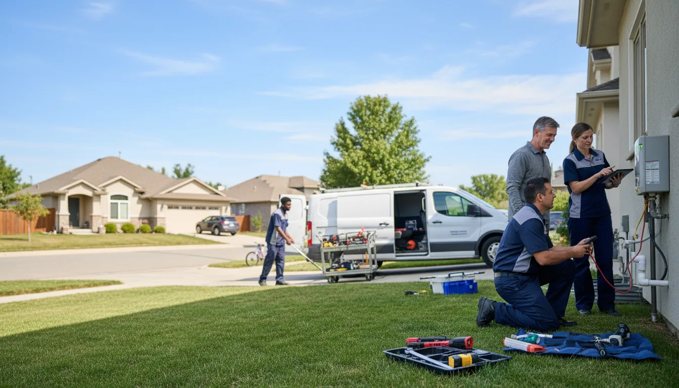 Tankless water heater service in Wilkinson, IN